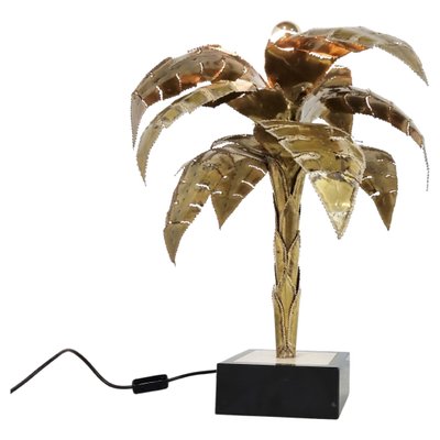 House Jansen Palm Table Lamp, 1970s-IRH-1144536