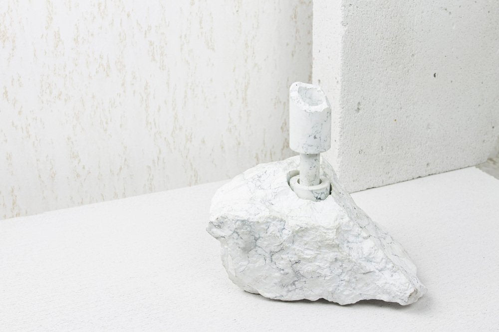 Howlite Abra Candleholder by Studio DO