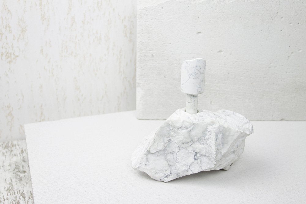 Howlite Abra Candleholder by Studio DO