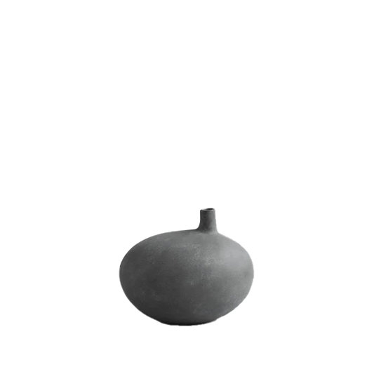 Submarine Small Ceramic Vase by 101 Copenhagen #Dark Grey