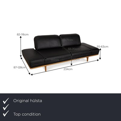 HS.420 Leather 2-Seater Sofa from Hülsta-RQW-2040624