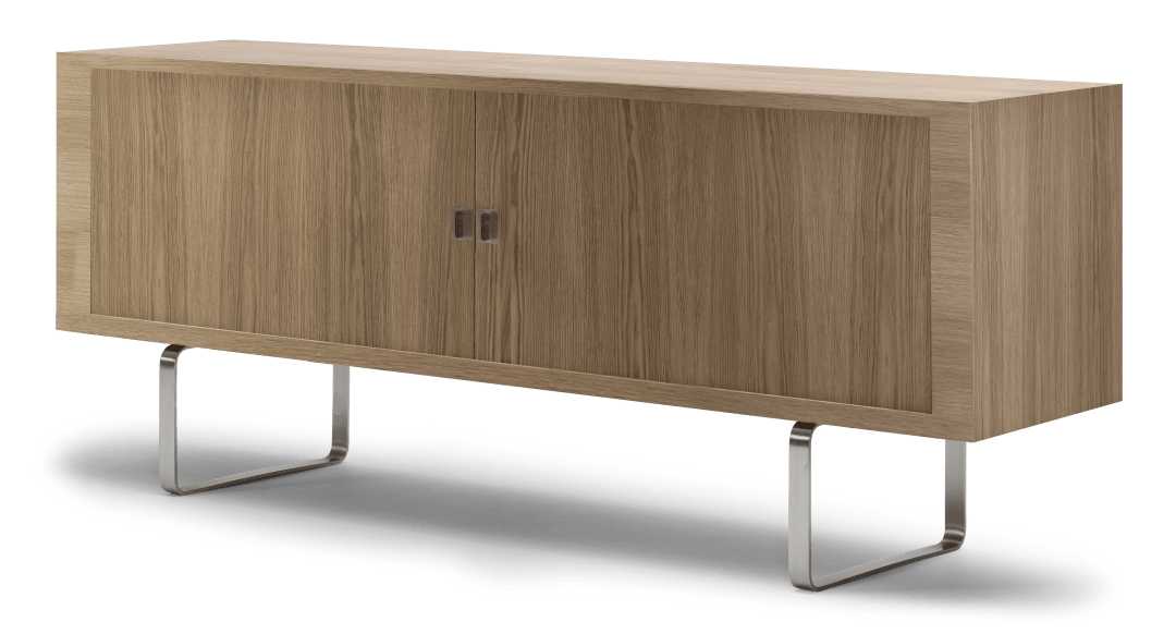 CH825 | Credenza Sideboard by Carl Hansen & Søn #Oak#Oiled#Steel