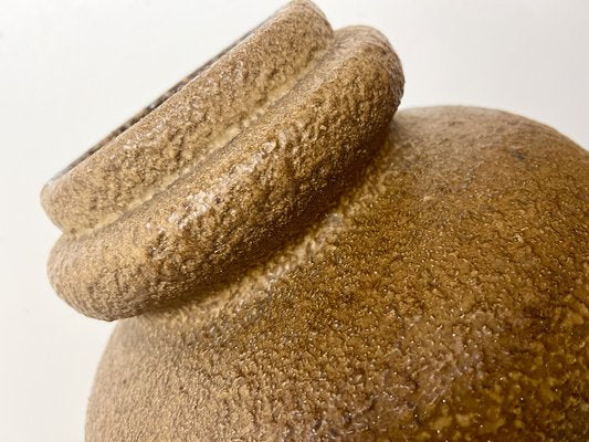 Huge Brutalist Fat Lava Floor Vase, West Germany, 1970s-WZZ-1331403