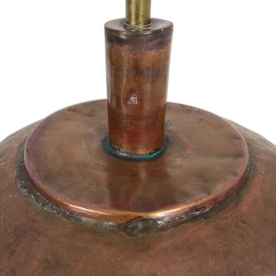 Huge Copper & Brass Table Lamps, Italy, 1970s, Set of 2-LYQ-1171752