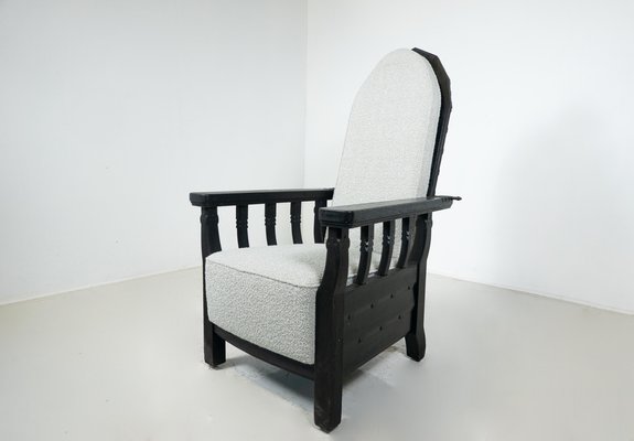 Hungarian Armchair with Adjustable Back by Toroczkai Wigand, 1920s-FGA-1802643