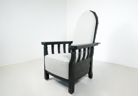 Hungarian Armchair with Adjustable Back by Toroczkai Wigand, 1920s-FGA-1802643