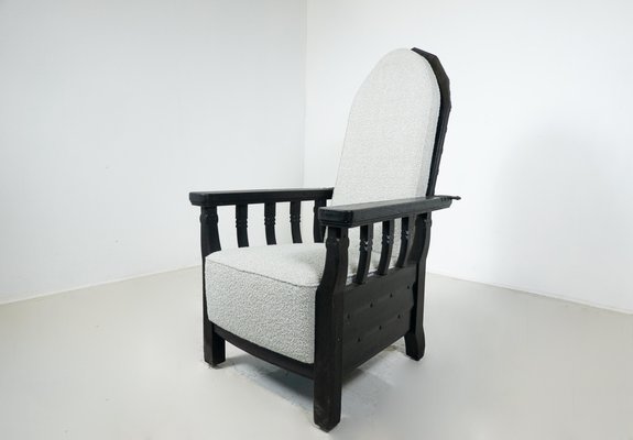 Hungarian Armchair with Adjustable Back by Toroczkai Wigand, 1920s-FGA-1802643