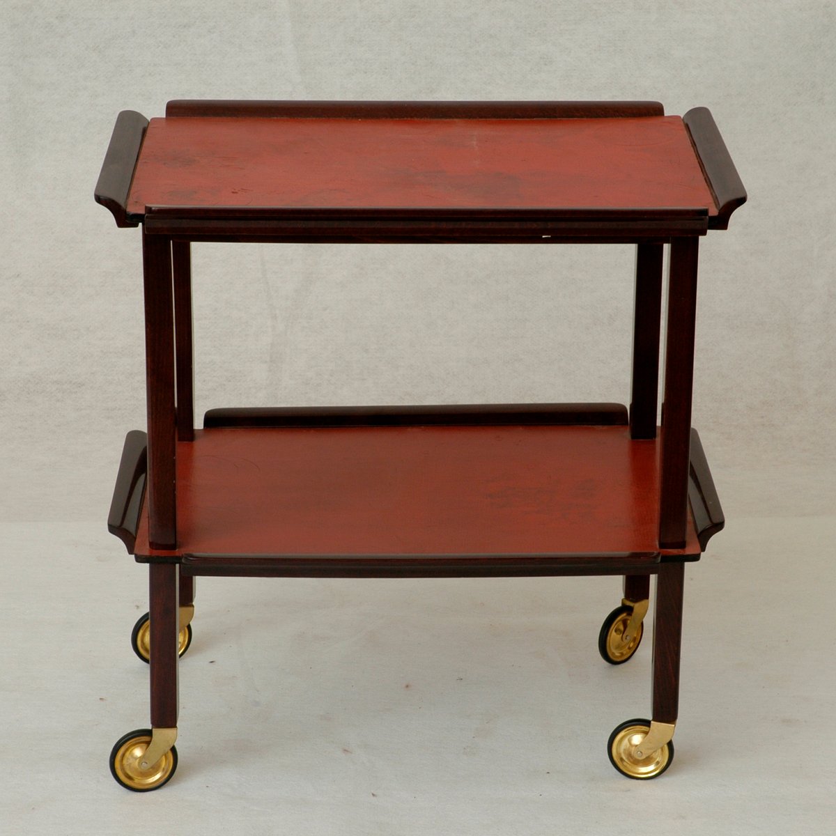 Hungarian Art Deco Trolley With Removable Tray, 1930s