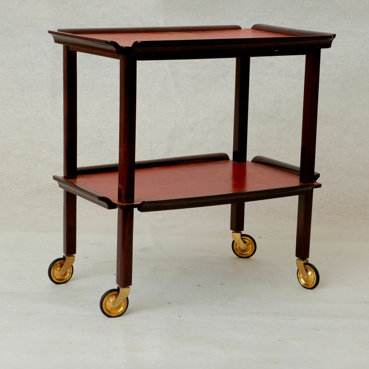 Hungarian Art Deco Trolley With Removable Tray, 1930s