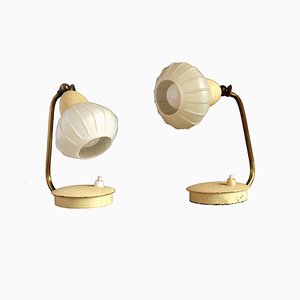 Hungarian Cocoon Table Lamps from Szarvasi, 1960s, Set of 2-HWV-712670