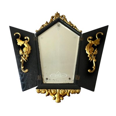 Hungarian Secessionist Folding Mirror by Lajos Kozma for Budapest Workshop, 1920s-HWV-1153976