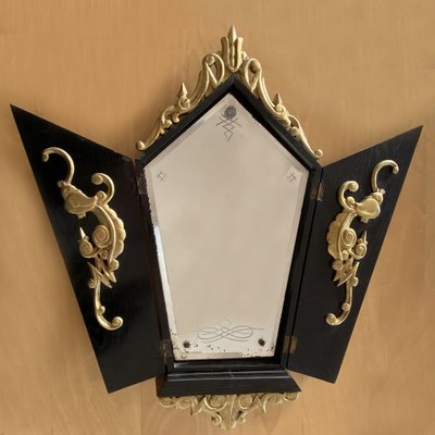 Hungarian Secessionist Folding Mirror by Lajos Kozma for Budapest Workshop, 1920s-HWV-1153976