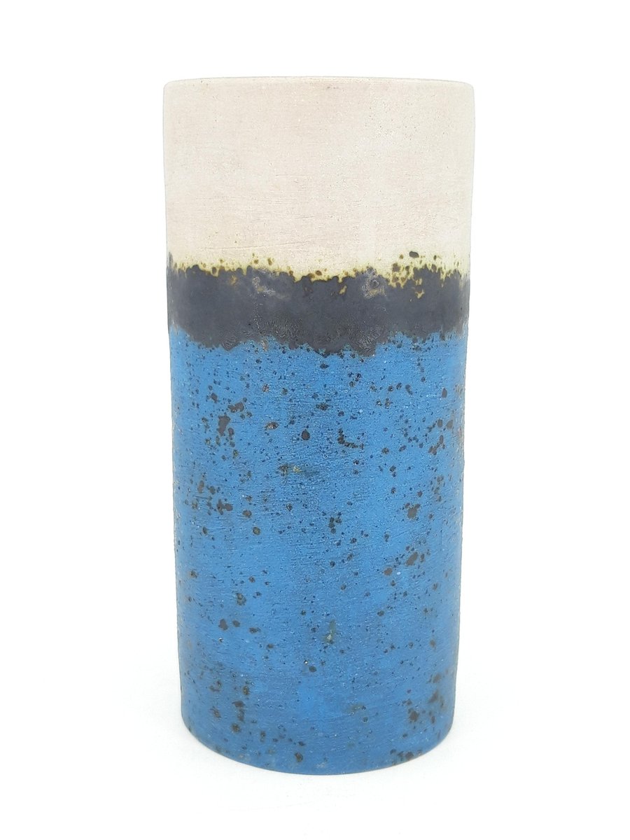 Hungarian Studio Pottery Vase by Eva Bod, 1960s