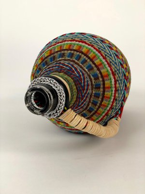 Hungarian Woven Wire Bottle, 1960-BAF-948271