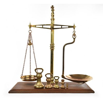 Hunt & Co English Brass Scale, 1920s-NQ-624957