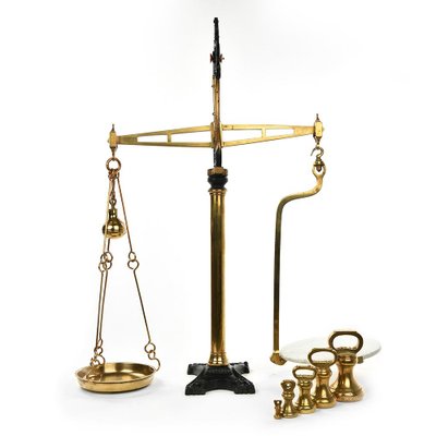 Hunt & Co English Brass Scale, 1920s-NQ-624954