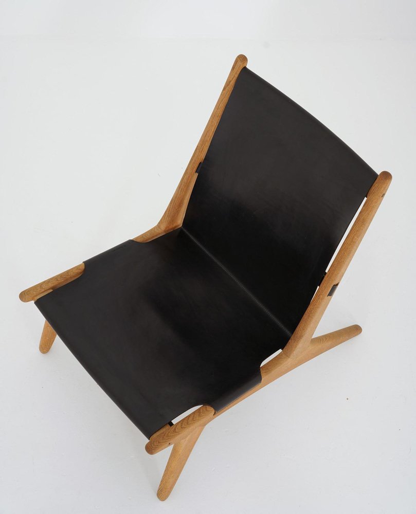 Hunting Chair 204 attributed to Uno & Östen Kristiansson for Luxus, Sweden, 1950s