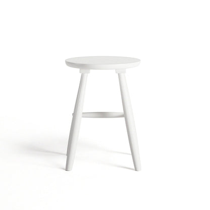 Department Wood Stool H15 White
