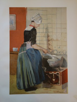 I La Servante Lithograph by F. Luigini, 1897-KHH-544822