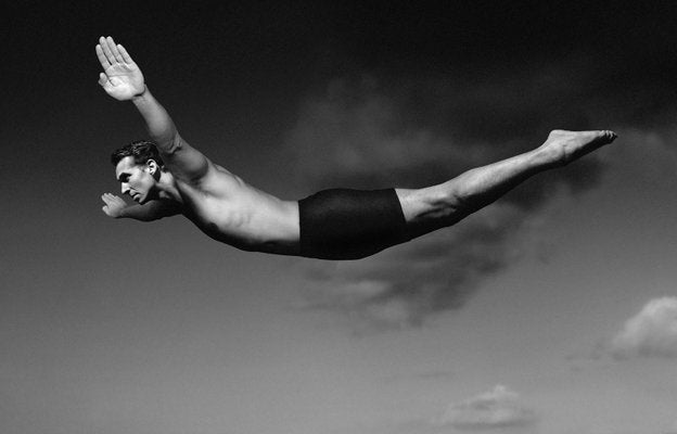 Ian Sanderson, Diver, Black and White Photographic Fine Art Print, 2002-OBQ-1438103