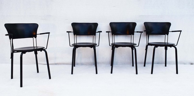 Ibisco Model Armchairs by Giuseppe Raimondi for Molteni and Consonni, Italy, 1980s, Set of 4-WF-1735430