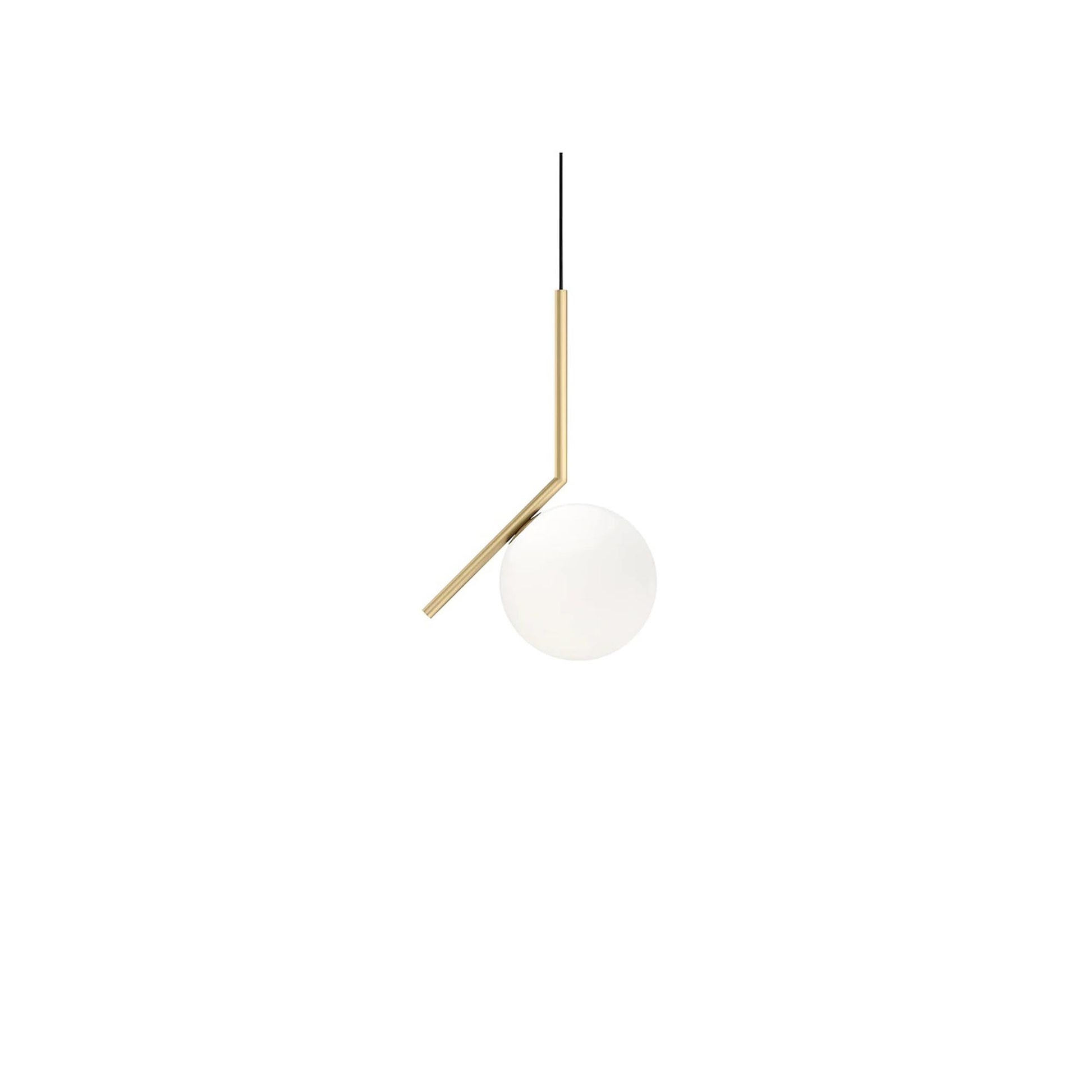 IC S1 Pendant Lamp by Flos #Black / Hardwired