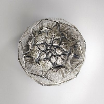 Ice Bucket Artichoke in Silver Plate by Mauro Manetti for Fonderia Darte, Firenze, 1970s-QGR-2042963