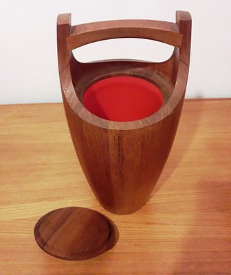 Ice Bucket in Teak by Jens Quistgaard for Danish Design, 1960s-MCB-1497826