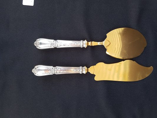 Ice Cream Serving Implements with Silver Handles, 1890s, Set of 2-EHL-861591