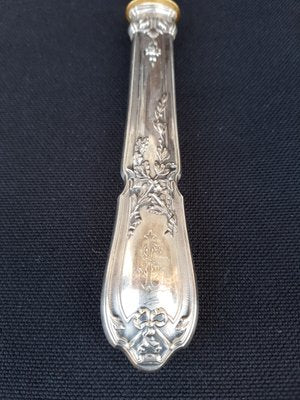 Ice Cream Serving Implements with Silver Handles, 1890s, Set of 2-EHL-861591