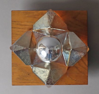 Ice Crystal Wall Light 1960 by J. T. Kalmar for Kalmar Franken Kg, 1970s-ESB-1800462