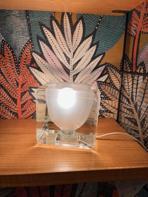 Ice Cube Table Lamp from Peill & Puztler, 1970s-SEI-1718006