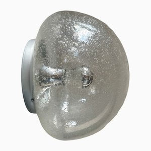 Ice Glass Bubble Wall Light from Hillebrand Leuchten, 1970s-ITU-1822473