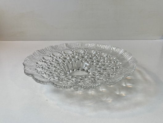 Ice Glass Cake Stand by Pertti Santalahti for Kumela, Finland, 1970s-LCR-1780326