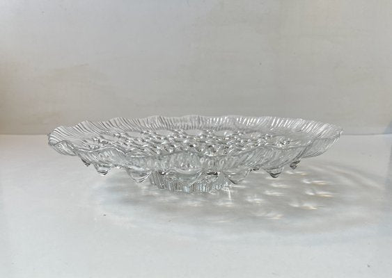 Ice Glass Cake Stand by Pertti Santalahti for Kumela, Finland, 1970s-LCR-1780326