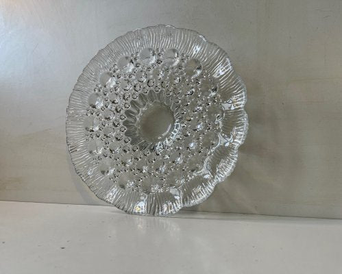 Ice Glass Cake Stand by Pertti Santalahti for Kumela, Finland, 1970s-LCR-1780326