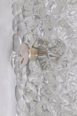 Ice Glass Ceiling Lamp attributed to Kaiser Idell / Kaiser Leuchten, 1960s-EZZ-1377279