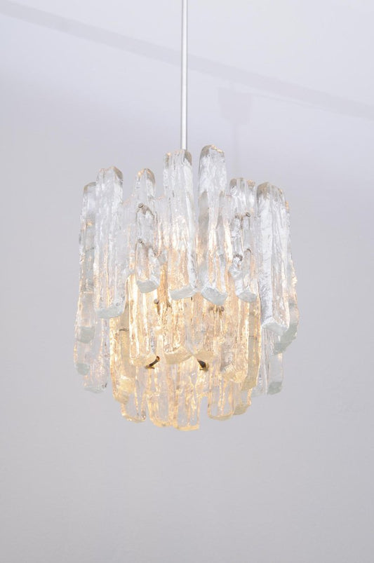 Ice Glass Ceiling Light from Kalmar Franken KG