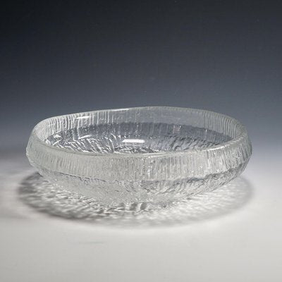 Ice Glass Lunar Bowl by Tapio Wirkkala for Iittala, 1972-KJP-1149482