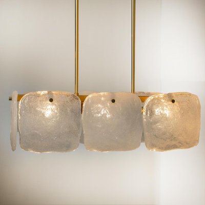 Ice Glass Pendant Lamp by J. T. Kalmar, Austria, 1960s-VDW-910917