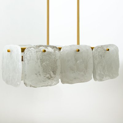 Ice Glass Pendant Lamp by J. T. Kalmar, Austria, 1960s-VDW-910917