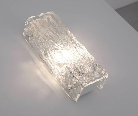 Ice Glass Sconce of Wall Light from Kaiser Leuchten, 1960s-VLZ-632066