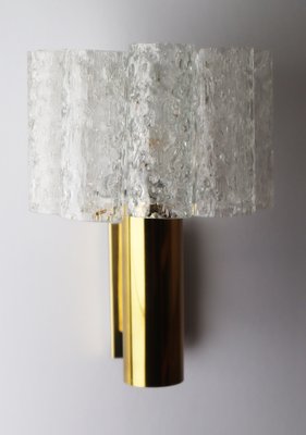 Ice Glass Tube Wall Lamp from Doria Leuchten, 1970s-ESB-1421406