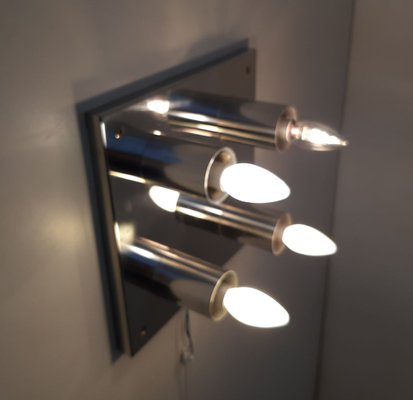 Ice Glass Wall or Ceiling Lamp from Kalmar, 1960s-HPX-696212