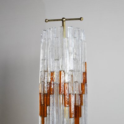 Ice & Orange Murano Glass Floor Lamp by Albano Poli for the Poliarte-JQO-1155122