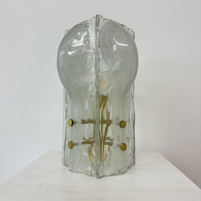 Iced Glass Petal Table Lamp by J.T. Kalmar,1970s-BGP-2020853