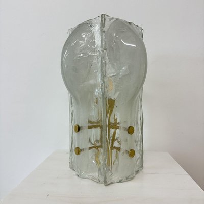 Iced Glass Petal Table Lamp by J.T. Kalmar,1970s-BGP-2020853