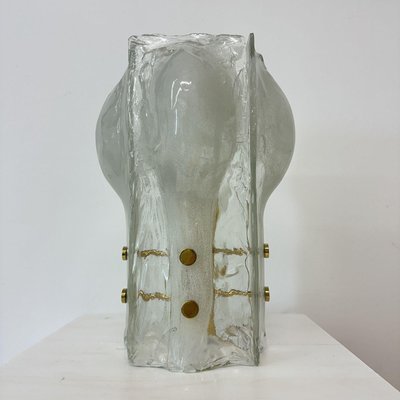 Iced Glass Petal Table Lamp by J.T. Kalmar,1970s-BGP-2020853