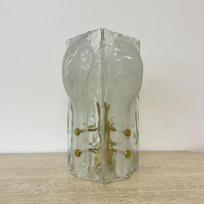 Iced Glass Petal Table Lamp by J.T. Kalmar,1970s-BGP-2020853