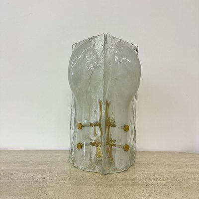 Iced Glass Petal Table Lamp by J.T. Kalmar,1970s-BGP-2020853